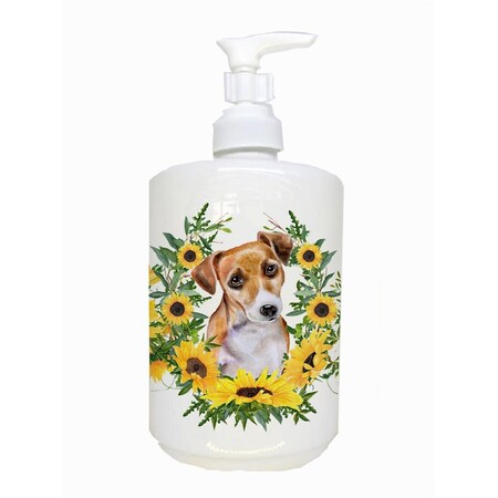 Carolines Treasures Jack Russell Terrier No.2 Ceramic Soap Dispenser CK2905SOAP